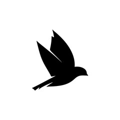 Bird silhouette vector 