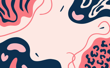 Abstract background poster. Good for fashion fabrics, postcards, email header, wallpaper, banner, events, covers, advertising, and more. Valentine's day, women's day, mother's day background.