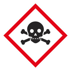 Fatal or toxic. GHS Label.