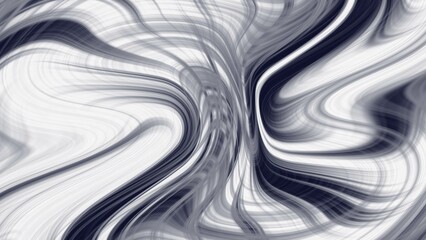 Abstract white grey mixing color gradient liquid waves background 4k illustration.
