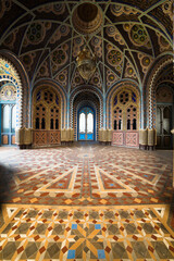 Le sontuose sale del Castello di Sammezzano sono un tripudio di colori e dettagli moreschi....