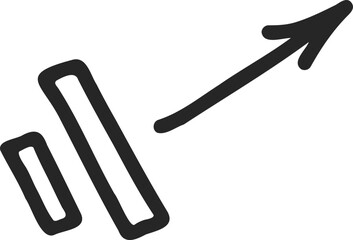 Hand-Drawn Vector Arrow Illustration