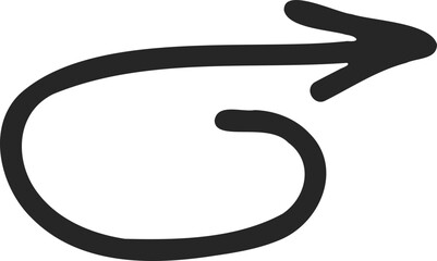 Hand-Drawn Vector Arrow Illustration