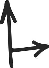 Hand-Drawn Vector Arrow Illustration