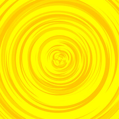  Yellow random circles, spiral background