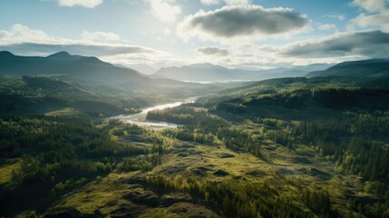 Helicopter aerial views