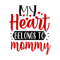 Valentine’s Day text phrase design on plain white transparent isolated background for shirt, hoodie, sweatshirt, apparel, card, tag, mug, icon, poster or badge