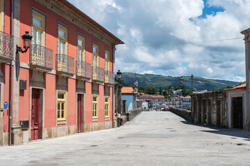 Streets of Ponte de Lima, town in Northern Portugal near Viana do Castelo