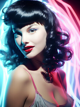 sexy electric Pin Up.