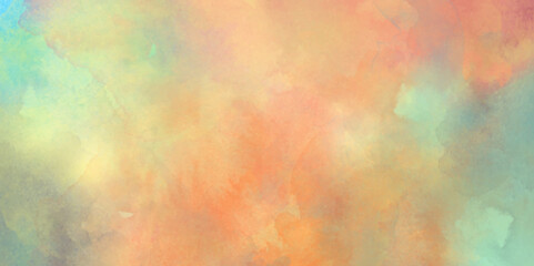 Pastel ink colors wet effect hand drawn watercolor background with splashes, multicolor colorful marble alcohol ink drawing effect, Rainbow color washed Watercolor Background, watercolor paper.