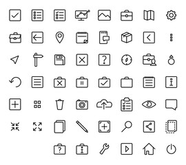 54 Office and Website Icons Pack