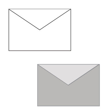 Email symbol vector icon eps