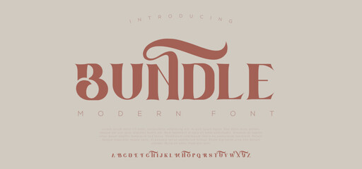 Bundle modern alphabet. Dropped stunning font, type for futuristic logo, headline, creative lettering and maxi typography. Minimal style letters with yellow spot. Vector typographic design