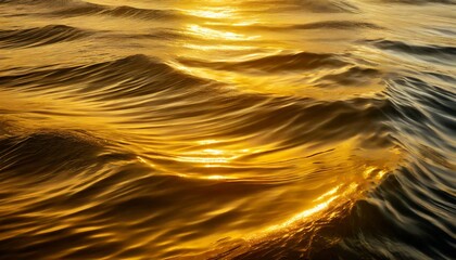 ondas com textura de ouro em curvas, brilhante, fundo