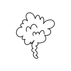Comic fart cloud