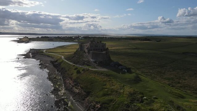 Lindisfarne Castle Holy Island, Berwick-upon-Tweed, England, UK