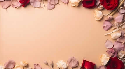 Wedding background, Valentine's Day hearts, Valentine's Day background, blank copy space