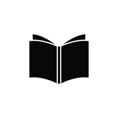 Open book icon vector sign