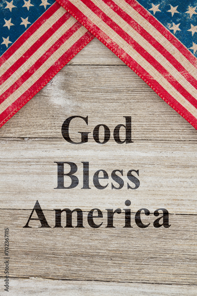 Canvas Prints america patriotic message