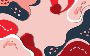 Abstract background poster. Good for fashion fabrics, postcards, email header, wallpaper, banner, events, covers, advertising, and more. Valentine's day, women's day, mother's day background.