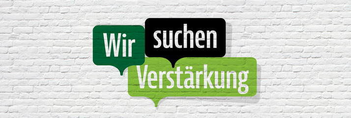 Wir suchen Verstärkung