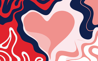 Abstract background poster. Good for fashion fabrics, postcards, email header, wallpaper, banner, events, covers, advertising, and more. Valentine's day, women's day, mother's day background.