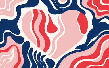 Abstract background poster. Good for fashion fabrics, postcards, email header, wallpaper, banner, events, covers, advertising, and more. Valentine's day, women's day, mother's day background.