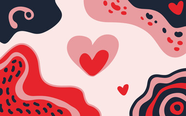 Abstract background poster. Good for fashion fabrics, postcards, email header, wallpaper, banner, events, covers, advertising, and more. Valentine's day, women's day, mother's day background.