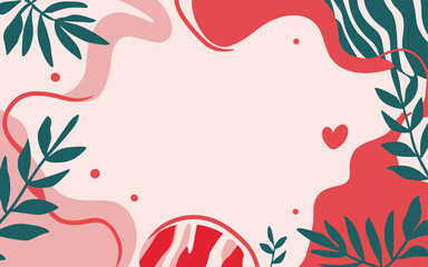 Abstract background poster. Good for fashion fabrics, postcards, email header, wallpaper, banner, events, covers, advertising, and more. Valentine's day, women's day, mother's day background.