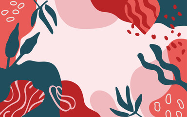 Naklejka premium Abstract background poster. Good for fashion fabrics, postcards, email header, wallpaper, banner, events, covers, advertising, and more. Valentine's day, women's day, mother's day background.