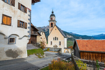 Fototapeta na wymiar Albula/Alvra, Graubünden, Switzerland