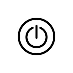 System Controller line icon. Activation Lever icon in black and white color.