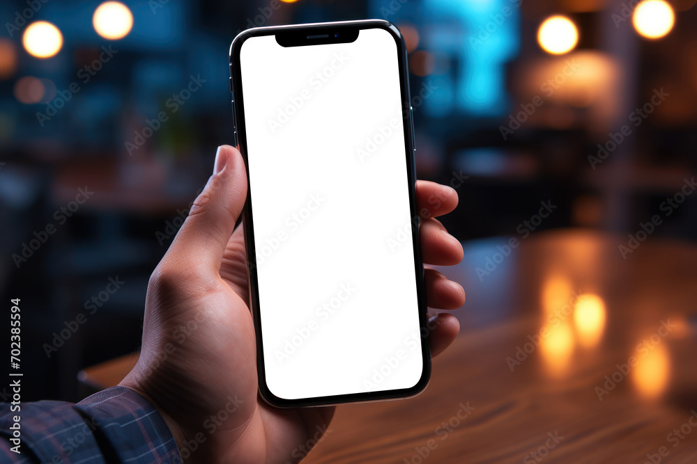 Poster a smartphone user scrolling through content with swift gestures, emphasizing the speed and convenien