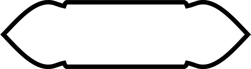 Islamic Label and Name Frame Bold Line Outline Linear Black Stroke silhouettes Design pictogram symbol visual illustration
