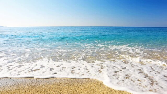 beautiful tropical sea and sandy beach

