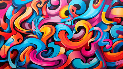 Graffiti wall abstract background modern art