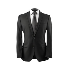 Stylish businessman suit cut out