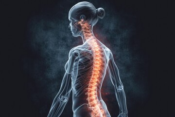 Spine Health Journey: Explore the intersection of sports and healthcare with a focus on a woman experiencing spine pain, showcasing the importance of recovery, treatment, and overall well-being.

