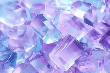 Light Purple and Aquamarine Glass Background