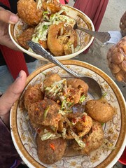 Streetfood Panipuri in Bangladesh