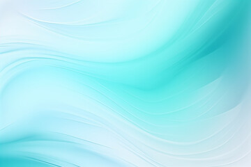 turquoise white abstract wavy color unique background, gradient blend, bright colored