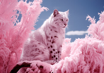 Wildlife shot with infrared camera and infrared film