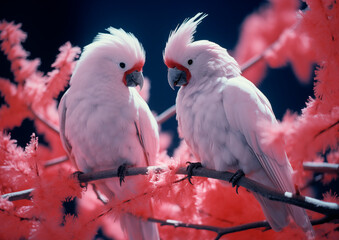 Wildlife shot with infrared camera and infrared film
