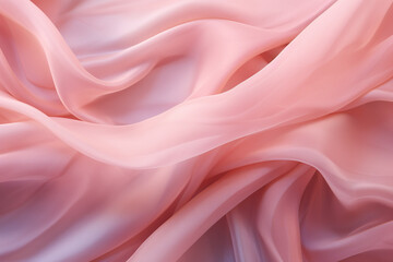 Obraz premium Serene Beauty of Transparent Silk Background