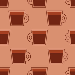 seamless pattern with coffee
