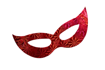 Tableaux ronds sur aluminium Carnaval carnival mask props confetti brazilian party carnival costume of joy