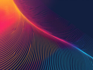 Dynamic streaks of neon light waves in a vibrant gradient.