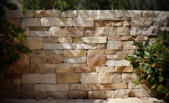 Mur de pierres s&egrave;ches