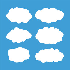 Dream isolated cloud  shape . Vector Illustration for your design.