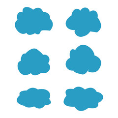 Dream isolated cloud  shape . Vector Illustration for your design.